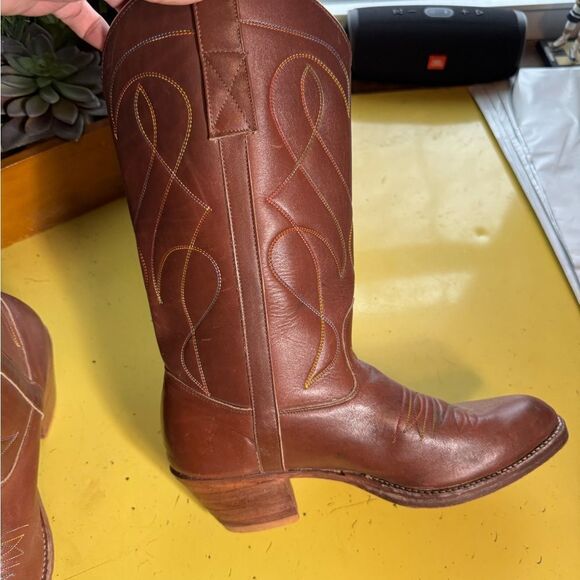 Vintage Cowboy Boots Sz 10 - Picture 5 of 8